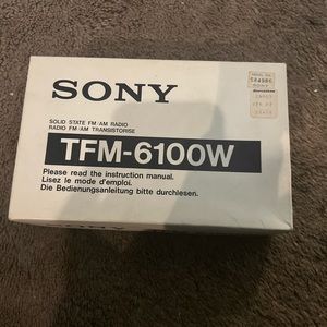 Sony tmf-6100w radio